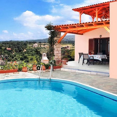 Villa Sunset With Stunning Sea View, Kids Area And Hammocks On Roof Terrace Agia Triada Exterior photo