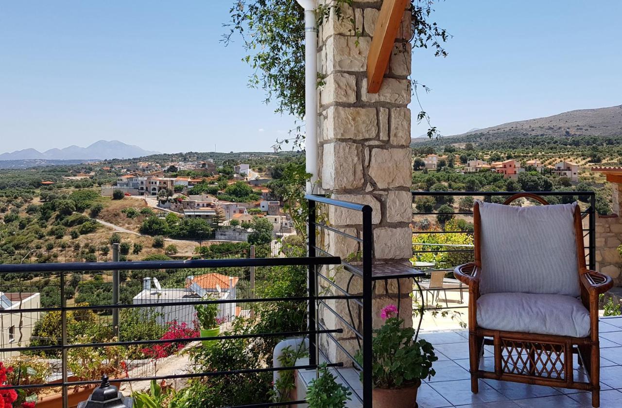 Villa Sunset With Stunning Sea View, Kids Area And Hammocks On Roof Terrace Agia Triada Exterior photo