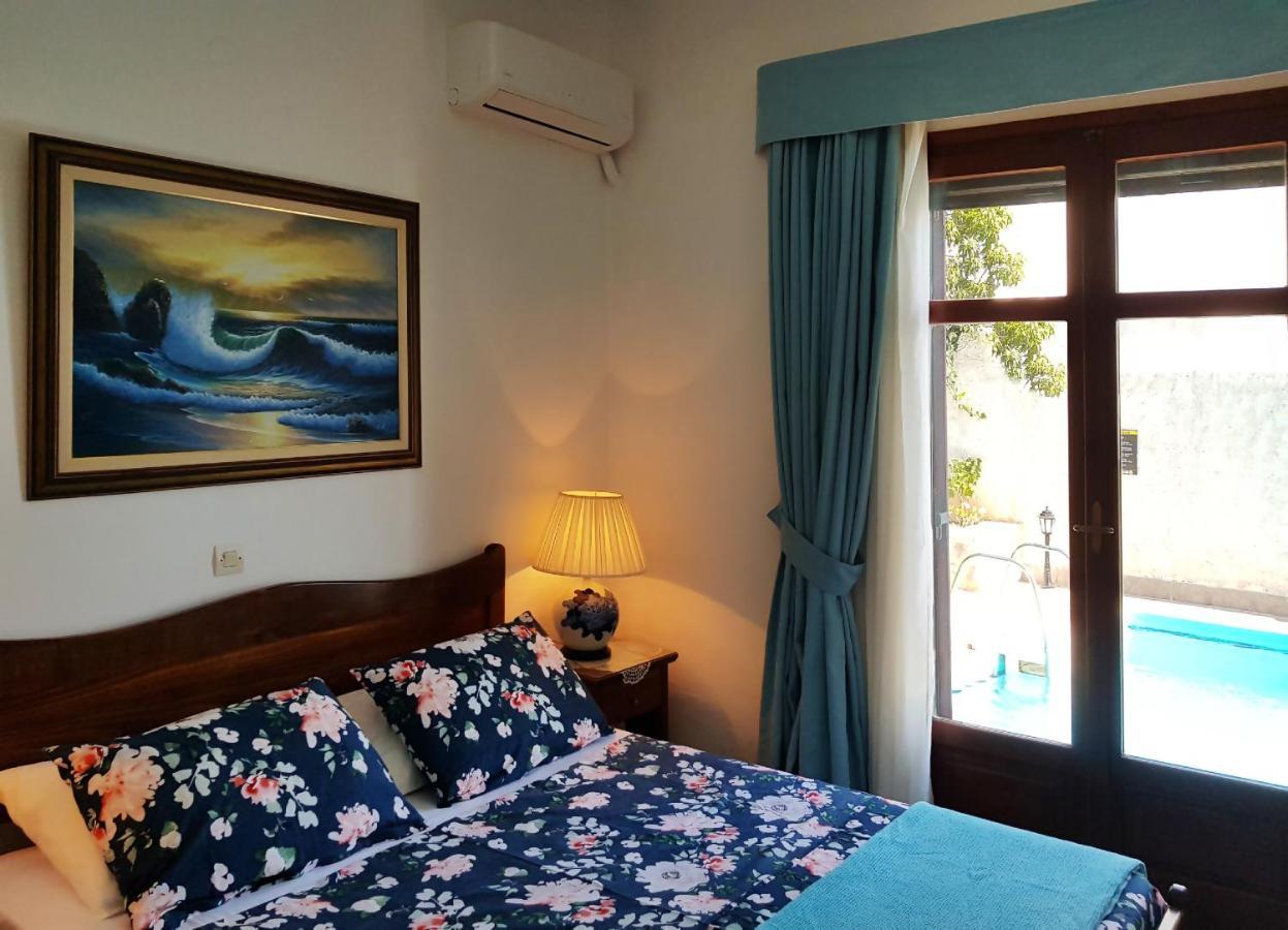 Villa Sunset With Stunning Sea View, Kids Area And Hammocks On Roof Terrace Agia Triada Exterior photo