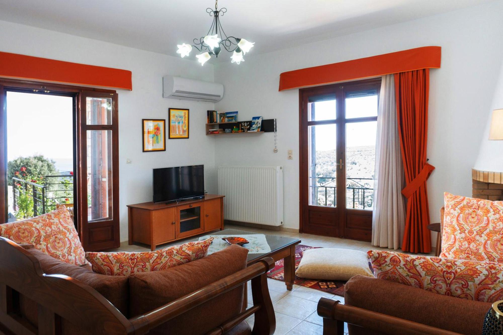 Villa Sunset With Stunning Sea View, Kids Area And Hammocks On Roof Terrace Agia Triada Exterior photo